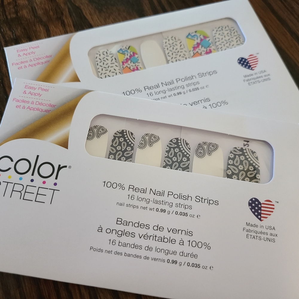 Color street nail polish strips